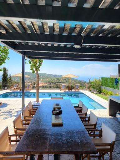 "Stergiou Luxury Apartment 2Nd Floor" Με Κοινη Πισινα Saronida Екстериор снимка