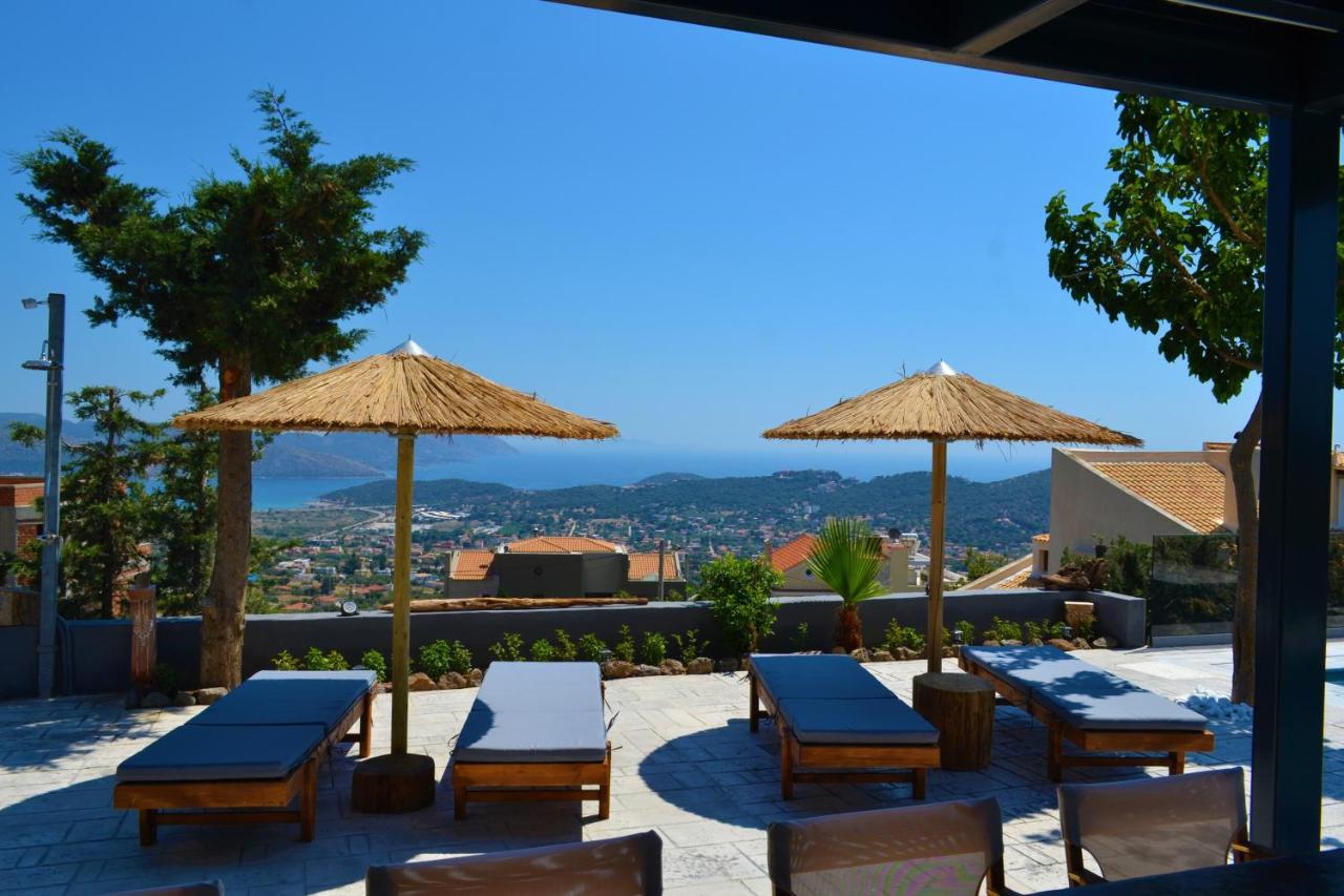 "Stergiou Luxury Apartment 2Nd Floor" Με Κοινη Πισινα Saronida Екстериор снимка