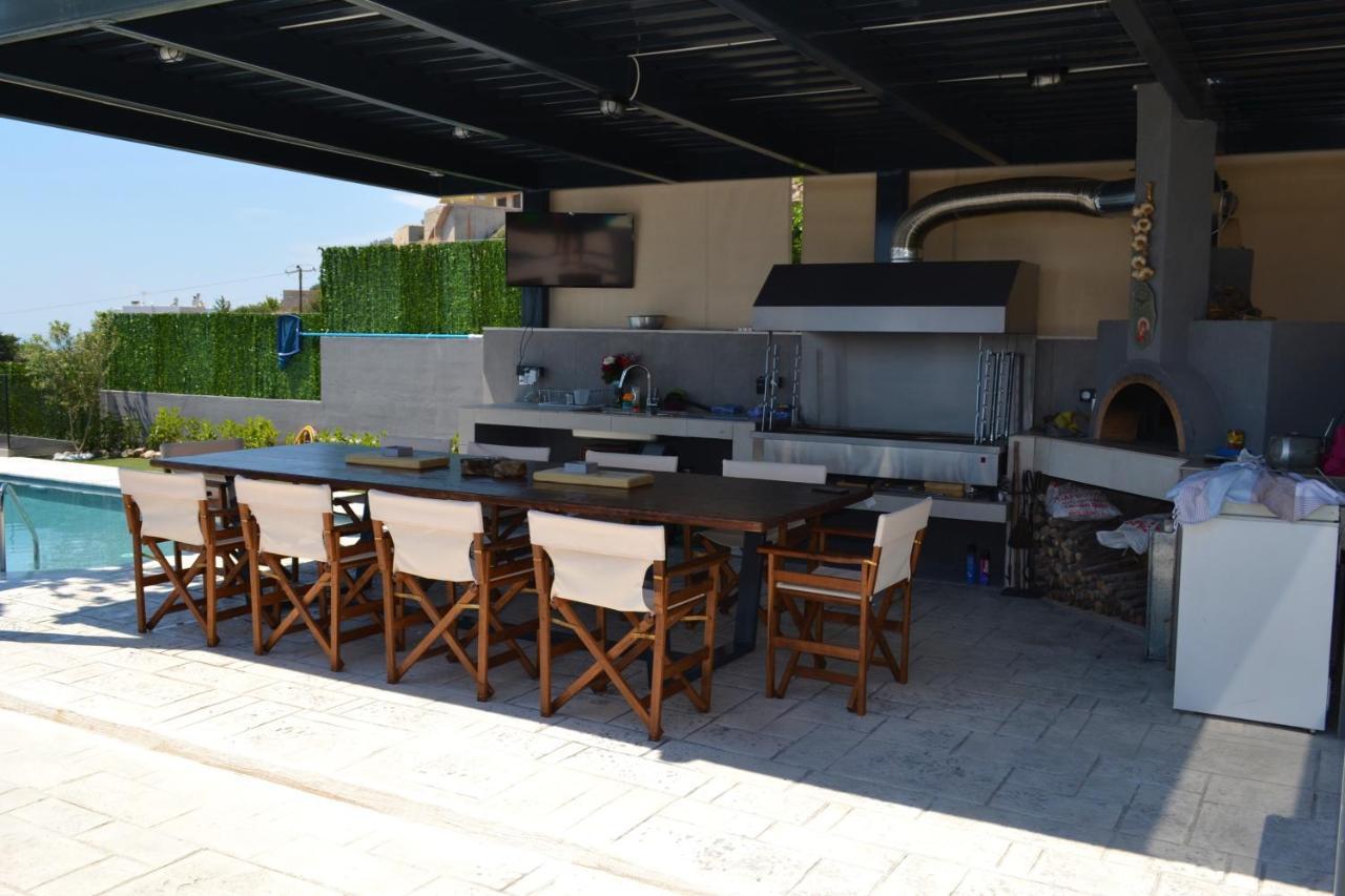"Stergiou Luxury Apartment 2Nd Floor" Με Κοινη Πισινα Saronida Екстериор снимка