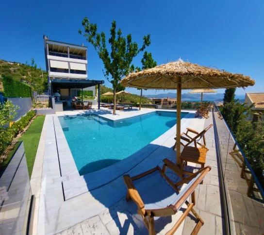 "Stergiou Luxury Apartment 2Nd Floor" Με Κοινη Πισινα Saronida Екстериор снимка