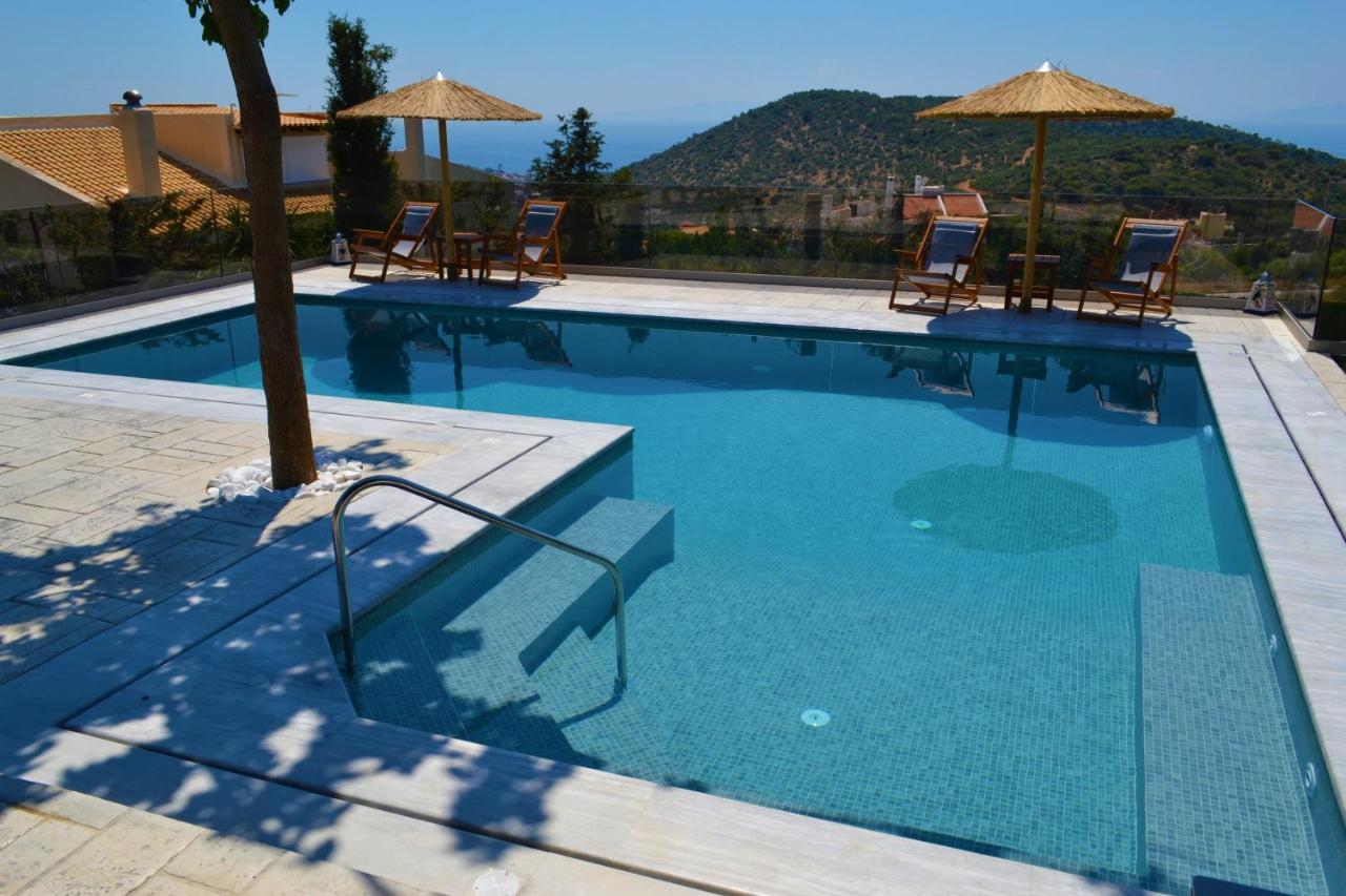 "Stergiou Luxury Apartment 2Nd Floor" Με Κοινη Πισινα Saronida Екстериор снимка