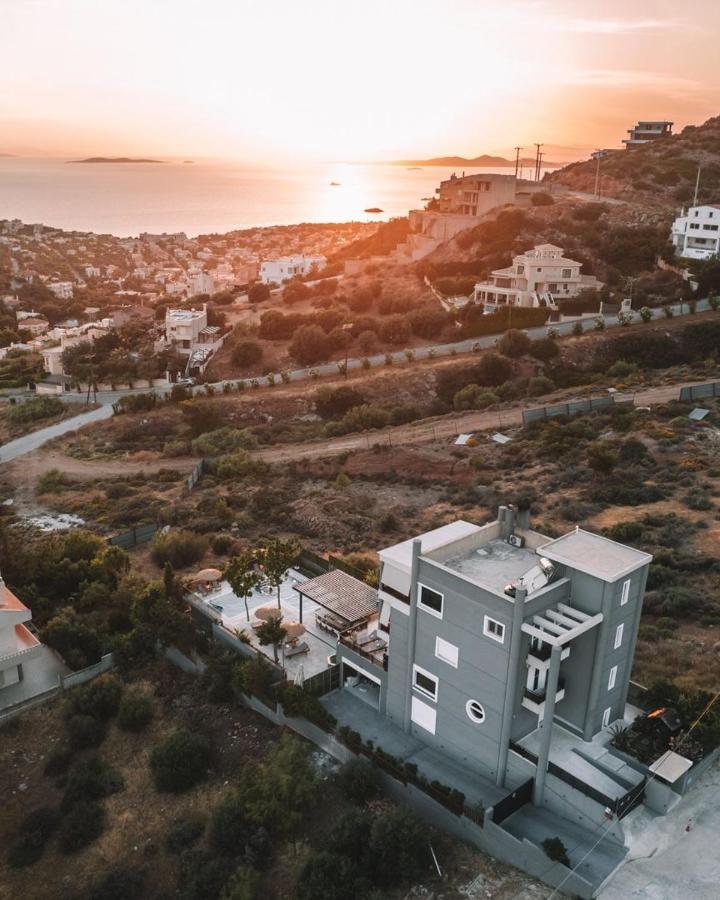 "Stergiou Luxury Apartment 2Nd Floor" Με Κοινη Πισινα Saronida Екстериор снимка