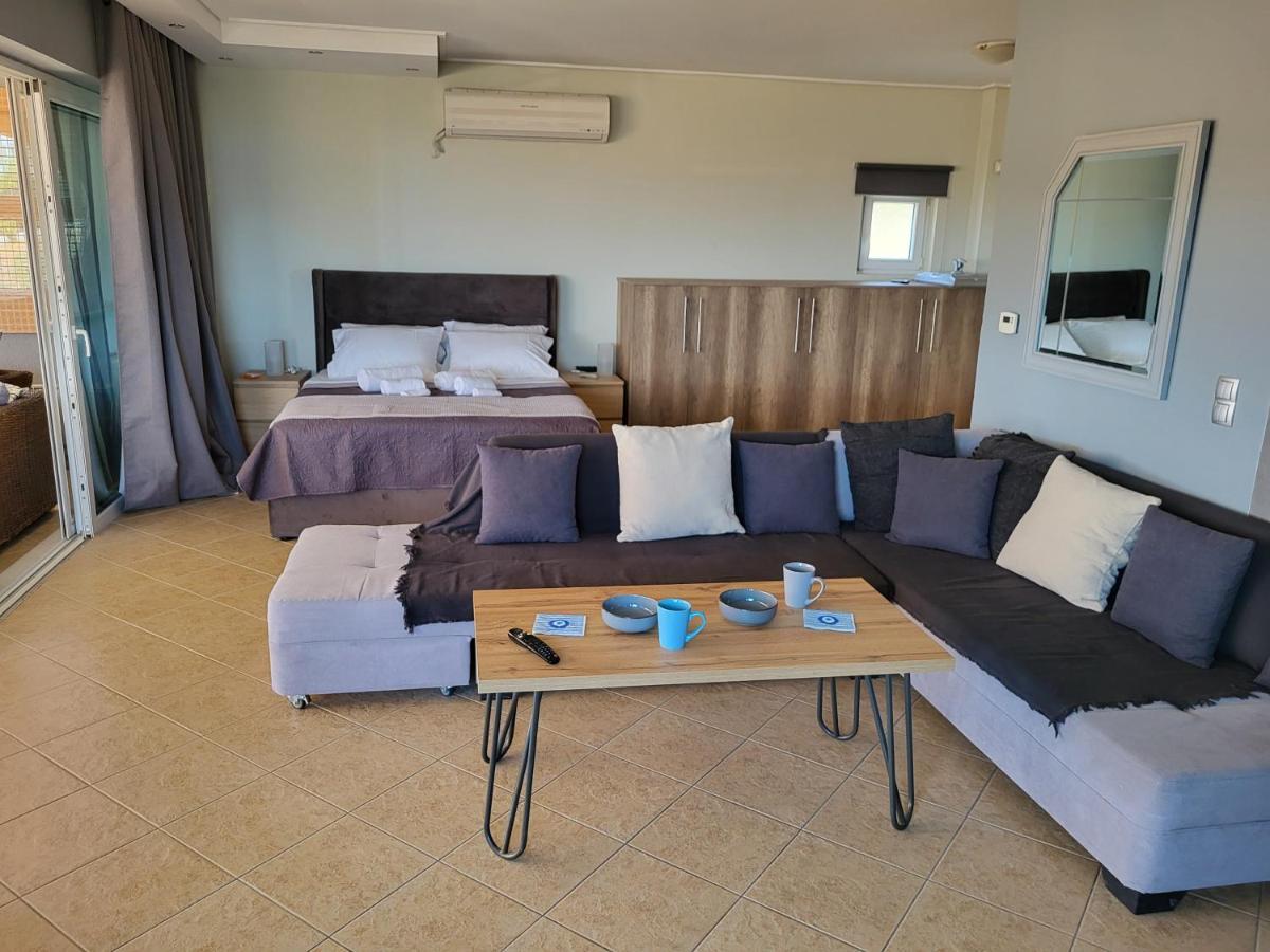 "Stergiou Luxury Apartment 2Nd Floor" Με Κοινη Πισινα Saronida Екстериор снимка