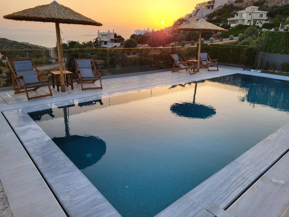 "Stergiou Luxury Apartment 2Nd Floor" Με Κοινη Πισινα Saronida Екстериор снимка