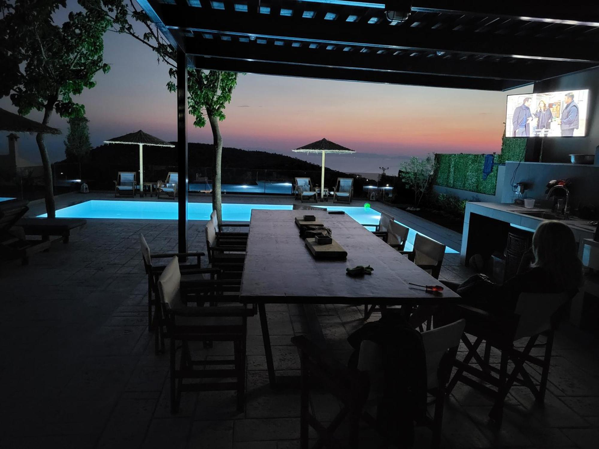"Stergiou Luxury Apartment 2Nd Floor" Με Κοινη Πισινα Saronida Стая снимка