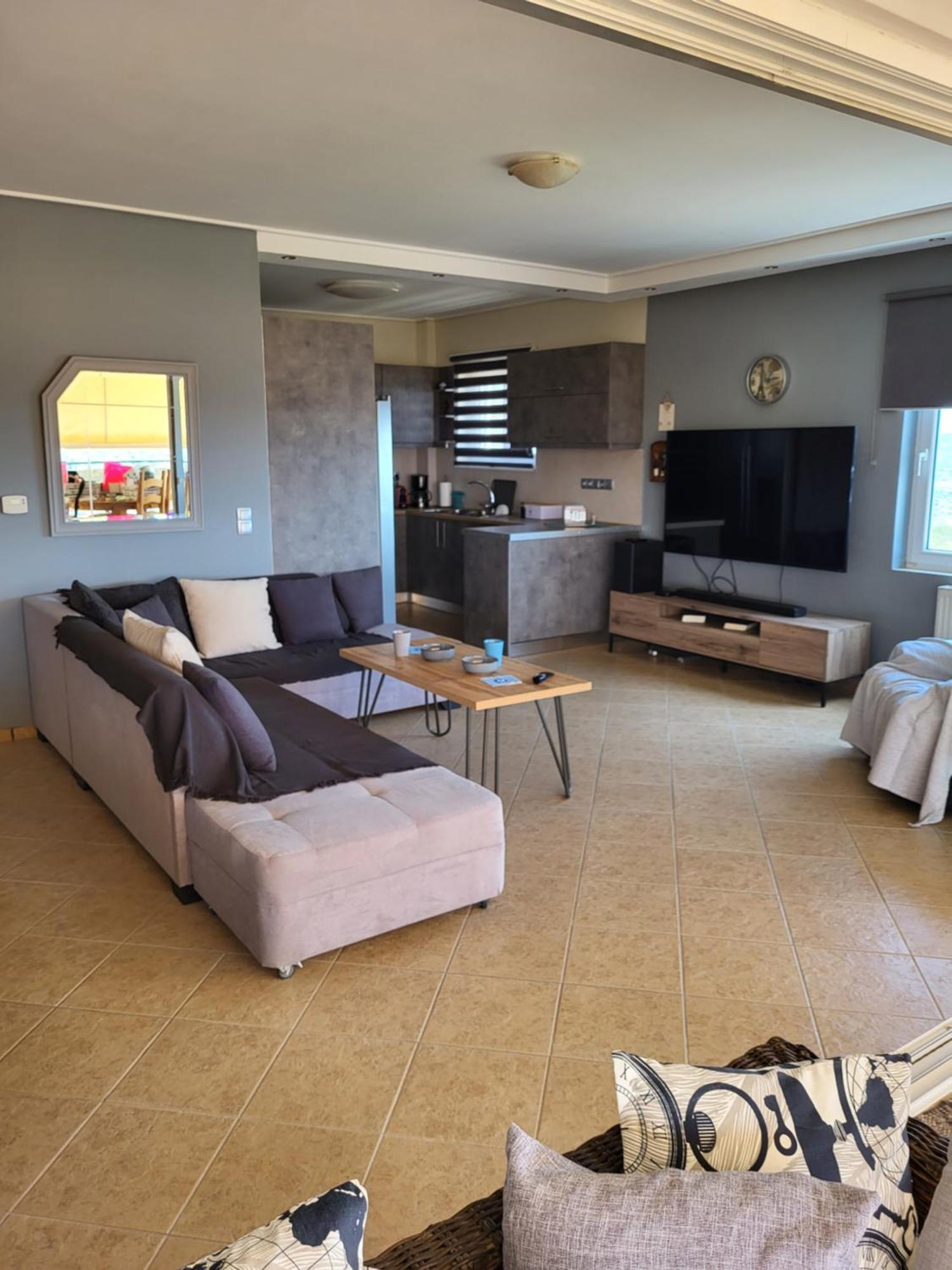 "Stergiou Luxury Apartment 2Nd Floor" Με Κοινη Πισινα Saronida Стая снимка