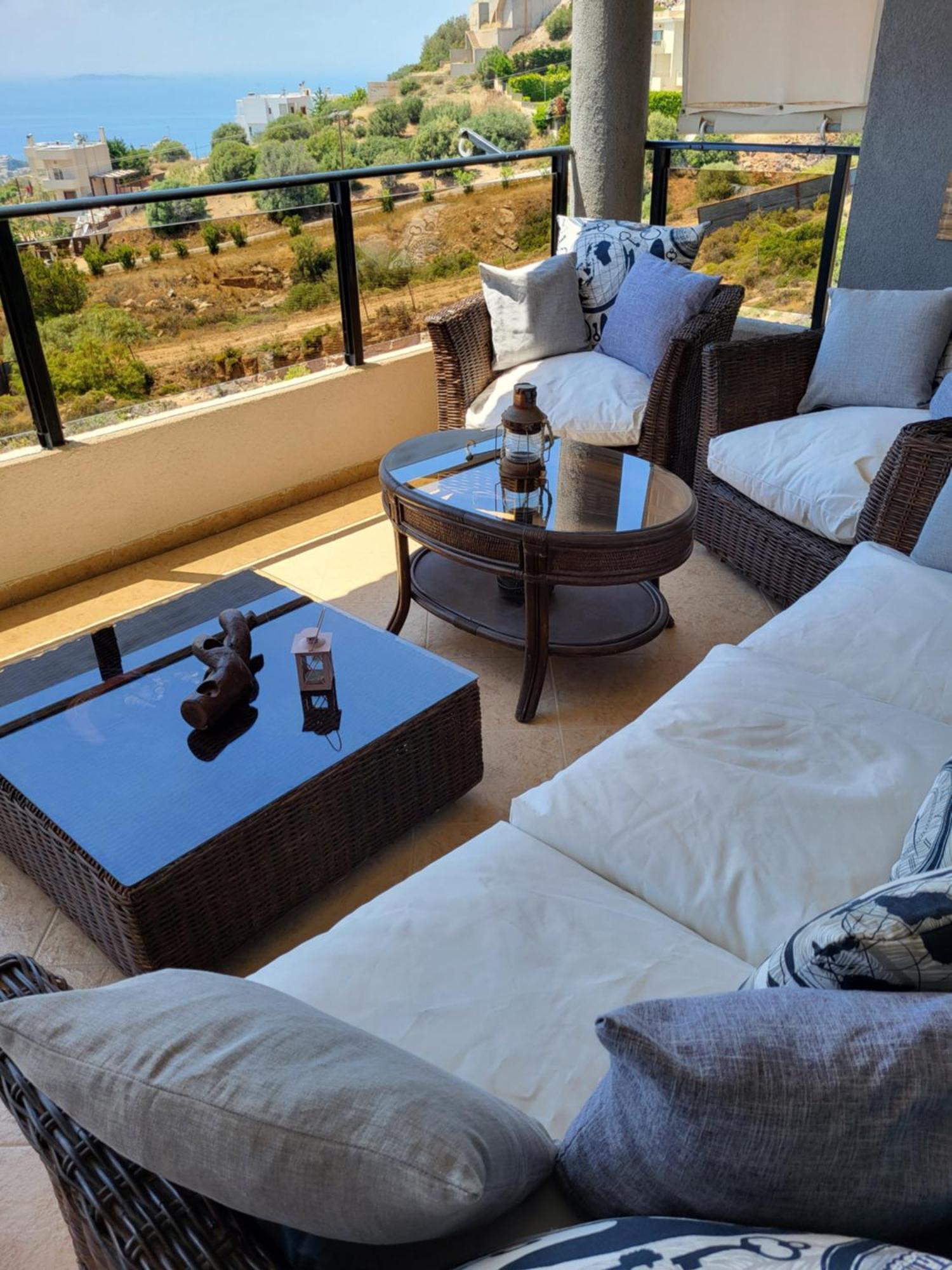 "Stergiou Luxury Apartment 2Nd Floor" Με Κοινη Πισινα Saronida Стая снимка